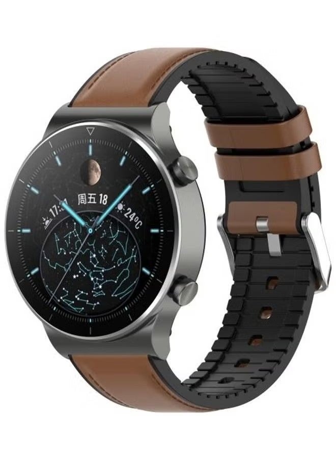 Replacement Strap for Huawei Watch GT 2 Pro 22mm Brown  - Image 3