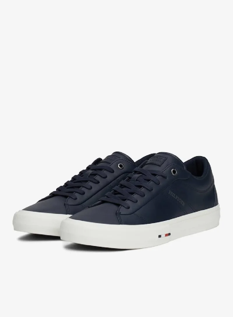 Tommy Hilfiger Desert Sky Leather Logo Lace-Up Sneakers for Men | Best Price UAE