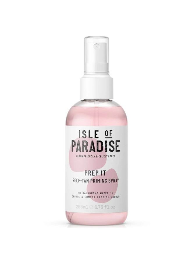 ISLE OF PARADISE PREP IT SELF-TAN PRIMING SPRAY 200ML 