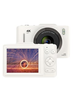 Generic H16 Digital Camera CCD Student Camera 4K SLR Camera 2.8 Inch HD Screen Wholesale-Body Color:H16 White (standard Without TF Card)  - Image 1