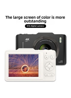 Generic H16 Digital Camera CCD Student Camera 4K SLR Camera 2.8 Inch HD Screen Wholesale-Body Color:H16 White (standard Without TF Card)  - Image 2