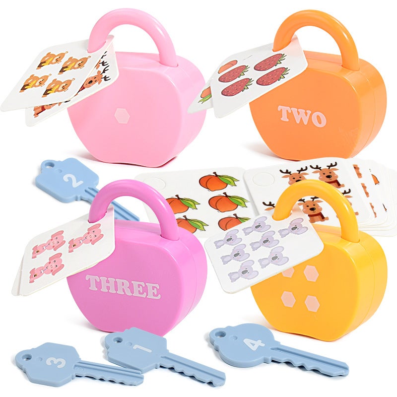 Early Education Unlocking Game Key Toy, Number Letter Matching, Fine Motor Skills Training - Image 4