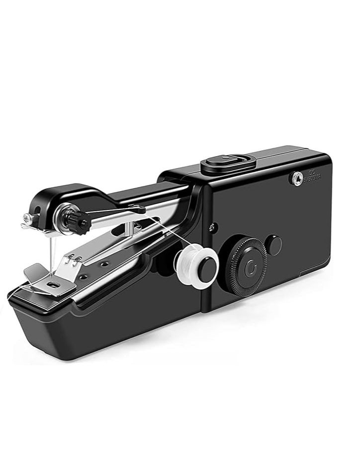 Furtey Handheld Sewing Machine,Mini Sewing Machine for Beginners and Adults Quick Stitching,Portable Sewing Machine with Sewing Supplies Suitable for Home,Travel,DIY  - Image 1