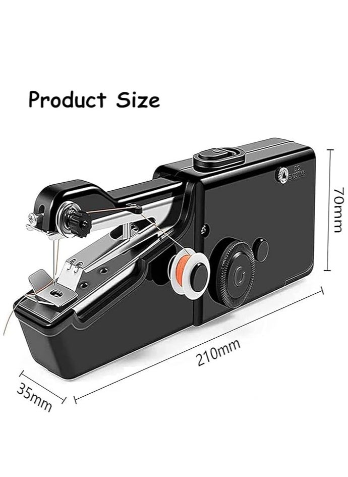 Furtey Handheld Sewing Machine,Mini Sewing Machine for Beginners and Adults Quick Stitching,Portable Sewing Machine with Sewing Supplies Suitable for Home,Travel,DIY  - Image 3