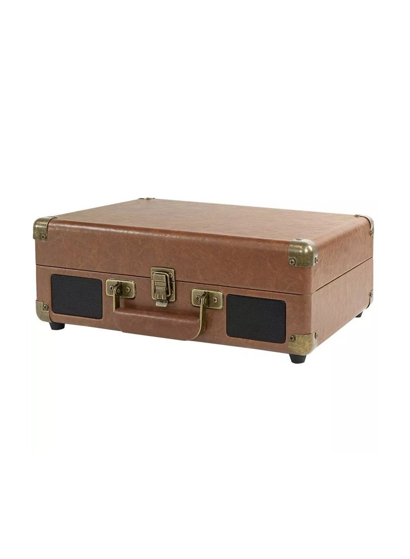 Victrola Journey Vintage Bluetooth Suitcase Vinyl Record Player Portable 3-Speed LP Turntable with Built-in Stereo Speakers Aux-In RCA Out Elegant Color - Image 2