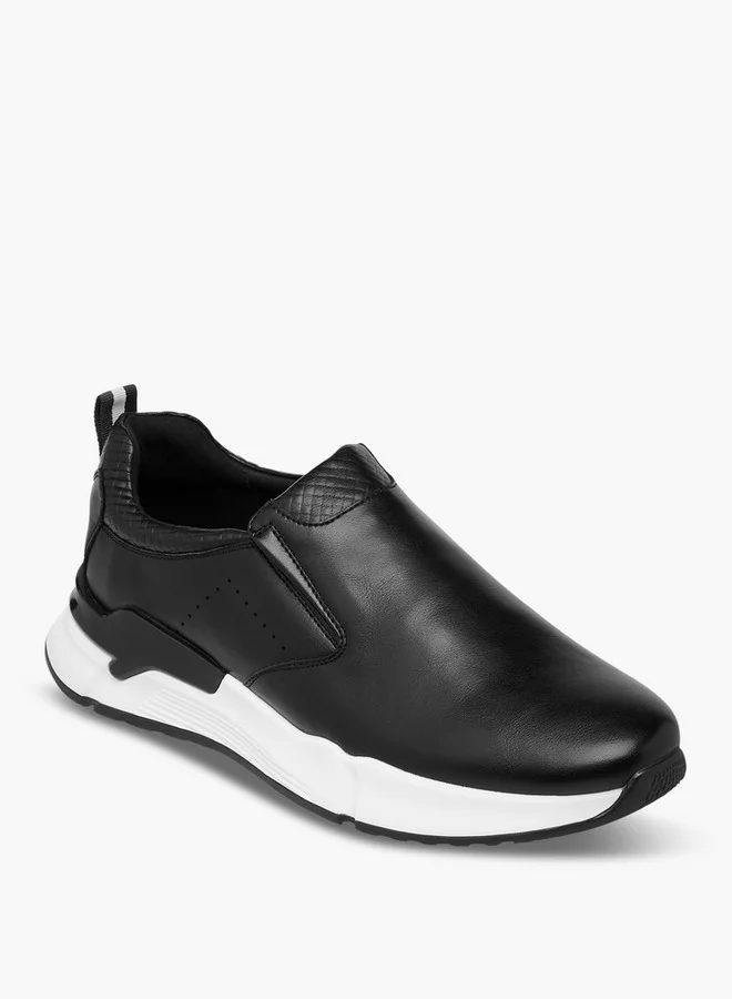 DUCHINI Men's Solid Slip-On Loafers