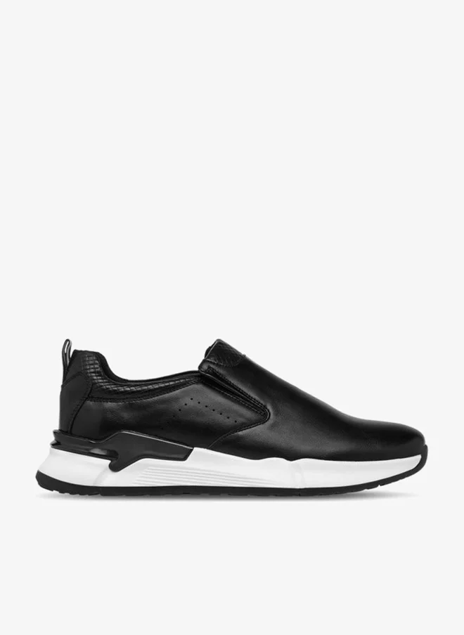 DUCHINI Men's Solid Slip-On Loafers