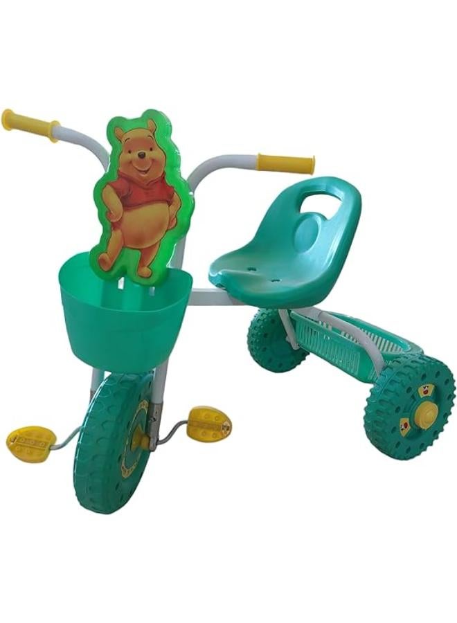 Winnie The Pooh Baby Three Wheels Tricycle, Smart for Outdoor and indoor- Green - Image 3