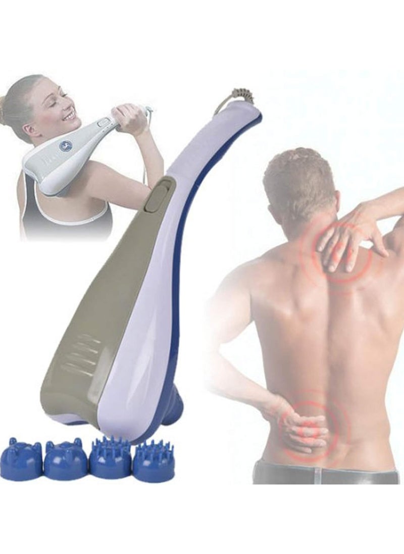 Denx DINX 2 Speed ​​Dual Point Vibration Body Massager Handheld Pain Relief Acupressure Massager For Men And Women  - Image 1