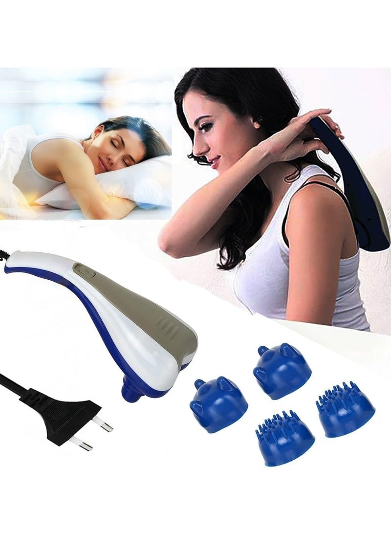 Denx DINX 2 Speed ​​Dual Point Vibration Body Massager Handheld Pain Relief Acupressure Massager For Men And Women  - Image 2