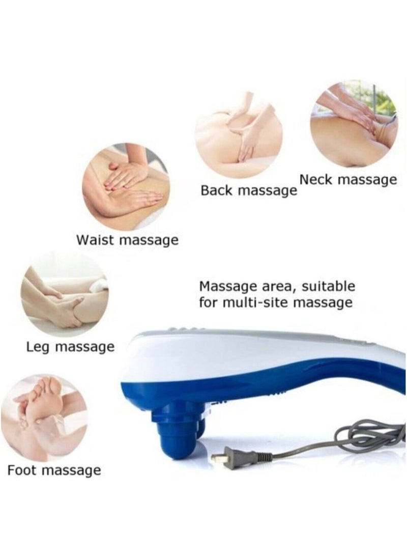 Denx DINX 2 Speed ​​Dual Point Vibration Body Massager Handheld Pain Relief Acupressure Massager For Men And Women  - Image 4