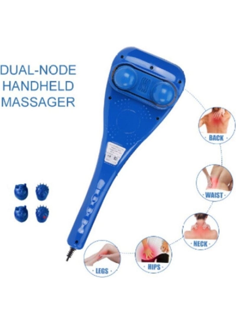 Denx DINX 2 Speed ​​Dual Point Vibration Body Massager Handheld Pain Relief Acupressure Massager For Men And Women  - Image 5