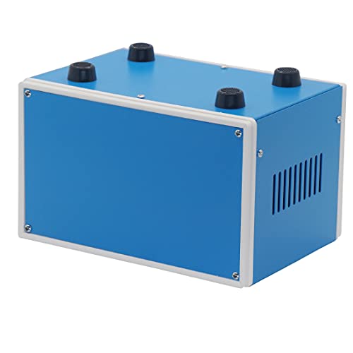 Zulkit Electronic Enclosures Blue Metal Enclosure Project Case DIY Box Junction Case Enclosure Preventive Case (7.1" x 4.3" x 5.1") - Image 3