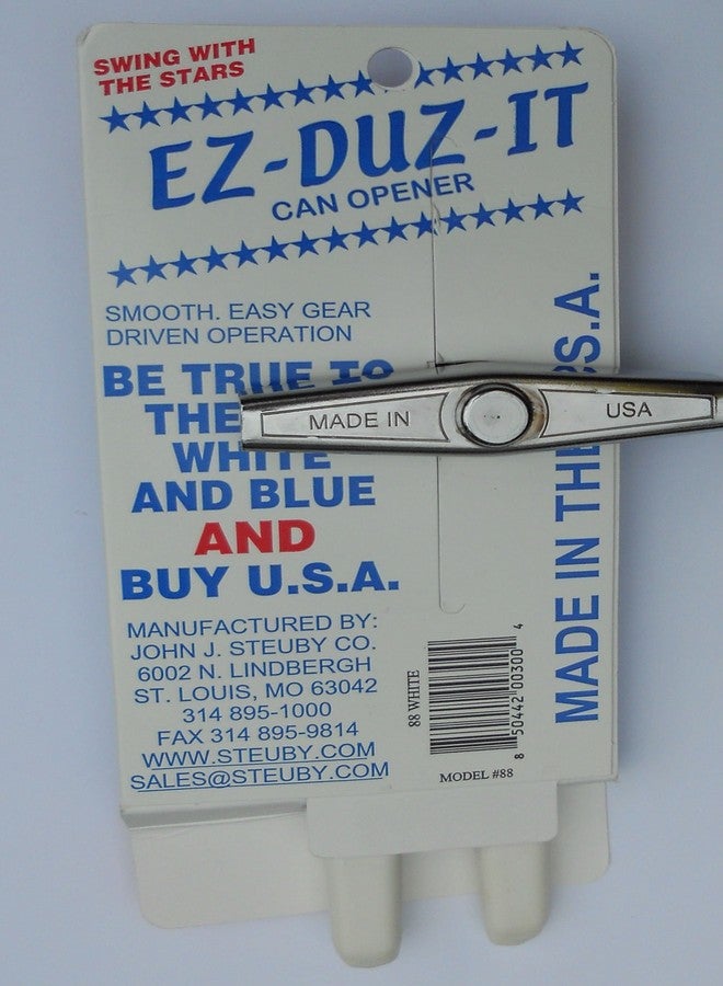 إي زي-دوز-إت فتاحة علب EZ-DUZ-IT، لون أبيض - Image 2