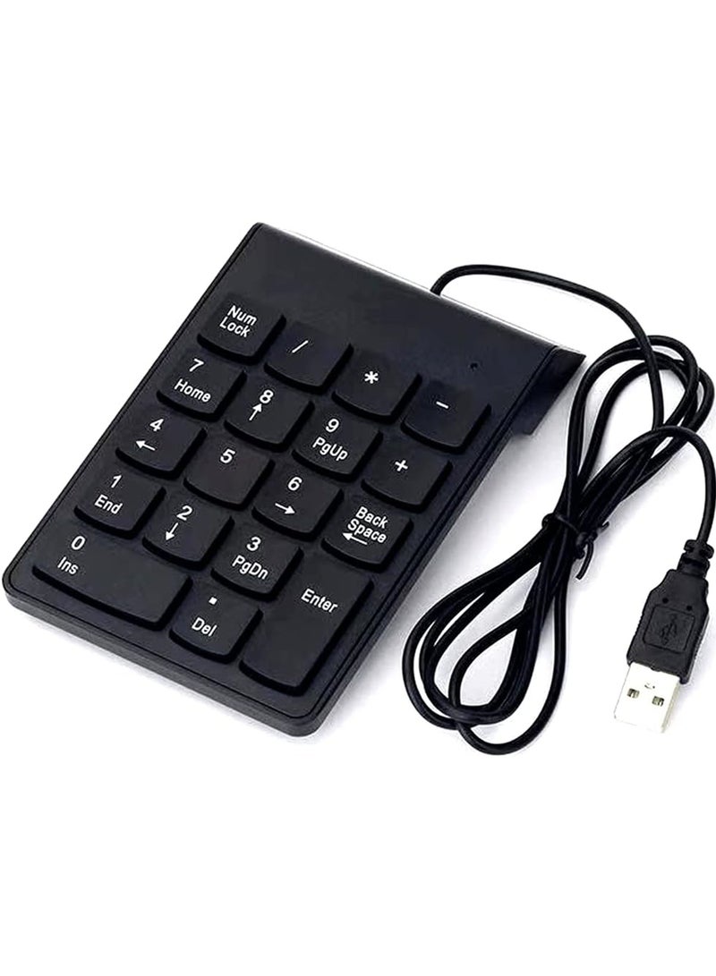 Rock Pow Numeric Keyboard, Mini Numeric Keyboard, USB Numeric Keyboard, Suitable For Laptop Desktop Laptop Tax Number Calculation Office Business Trip. - Image 1