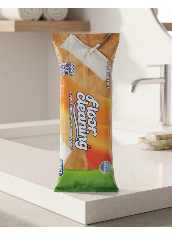 Floor and tile wipes, 20 pieces, extra large - Image 2