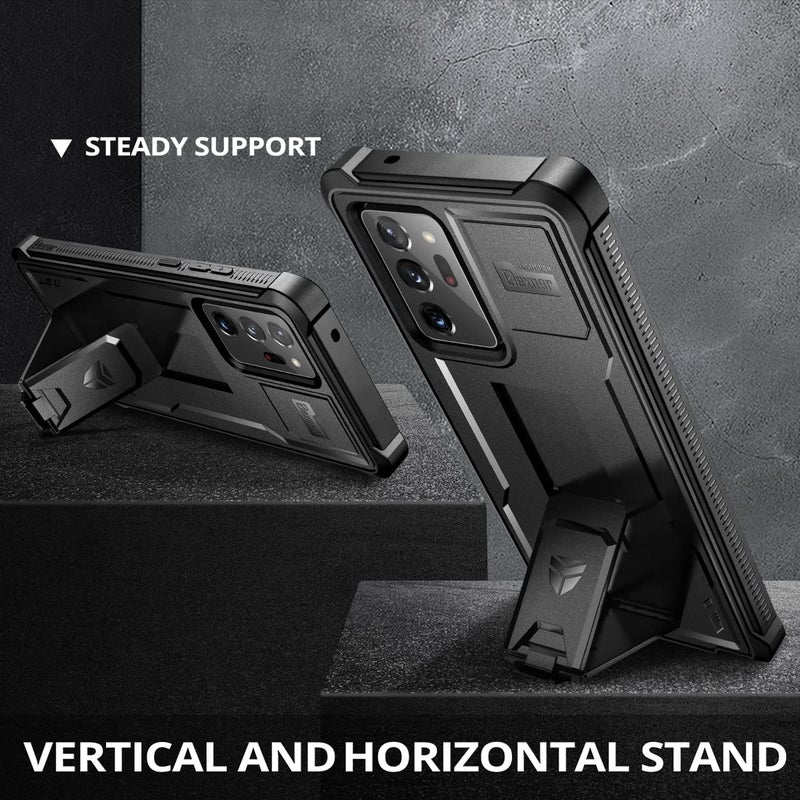 Dexnor for Samsung Galaxy Note 20 Ultra 5G Case, [Built in Screen Protector and Kickstand] Heavy Duty Military Grade Protection Shockproof Protective Cover for Samsung Galaxy Note 20 Ultra Black - Image 4