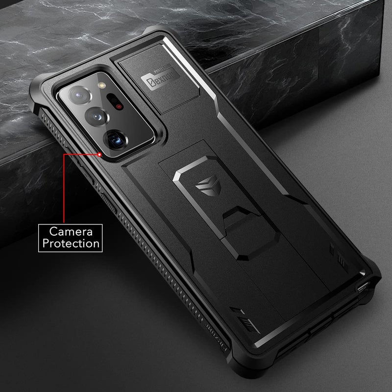 Dexnor for Samsung Galaxy Note 20 Ultra 5G Case, [Built in Screen Protector and Kickstand] Heavy Duty Military Grade Protection Shockproof Protective Cover for Samsung Galaxy Note 20 Ultra Black - Image 5