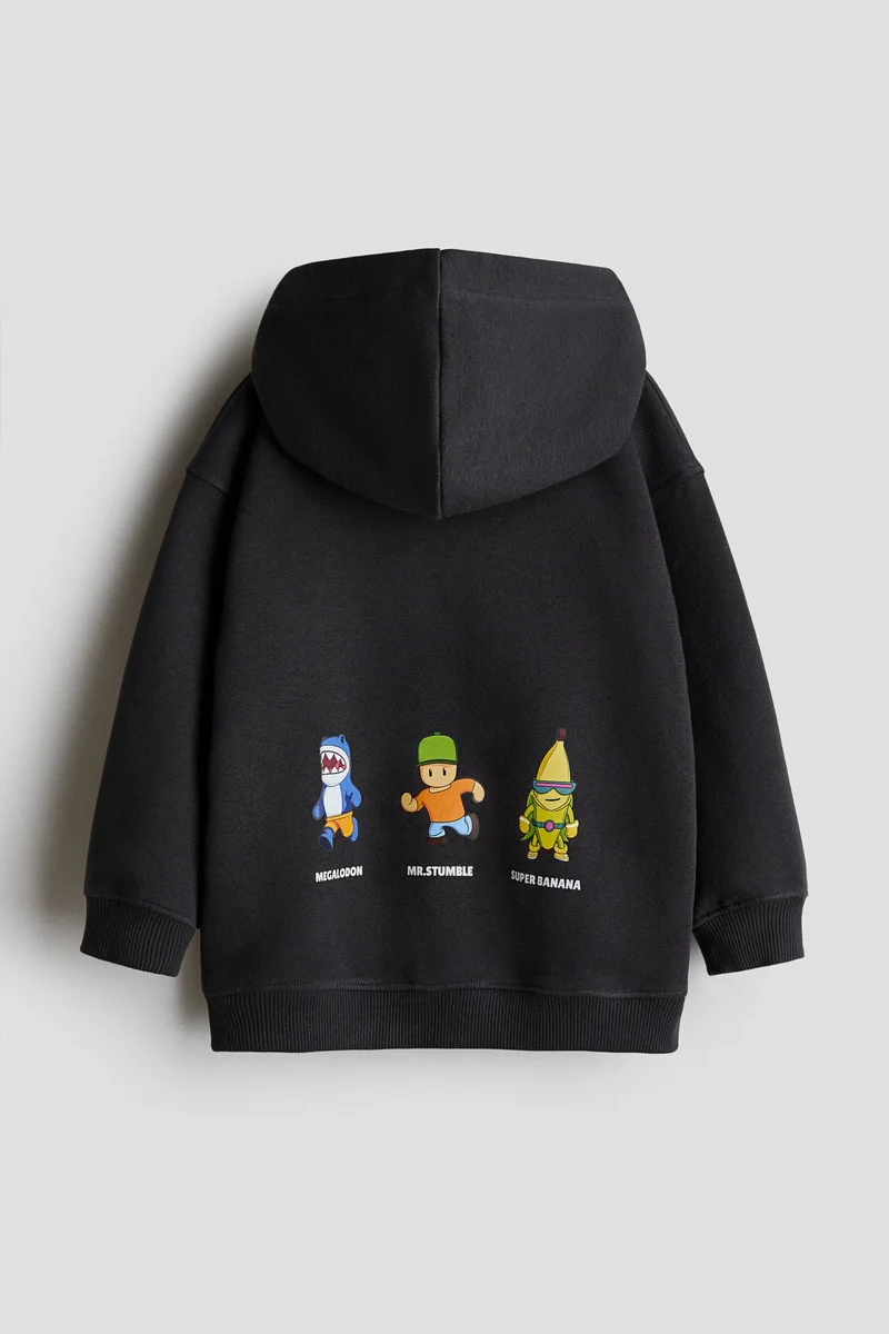 اتش اند ام هودي مزين بطبعة