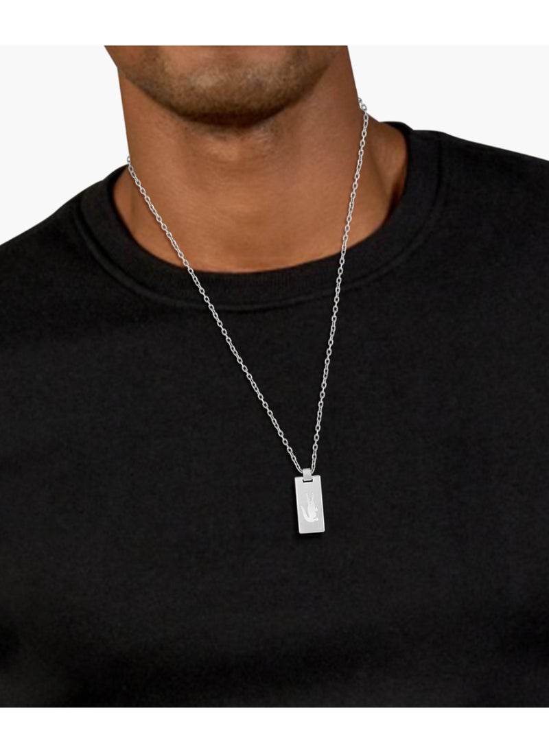 LACOSTE LACOSTE JEWELRY LACOSTE BASELINE MENS PENDANT WITH CHAIN - 2040079  - Image 3