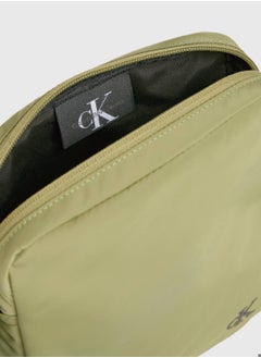Calvin Klein Jeans Men's Crossbody Bag - Polyester, Green  - Image 5