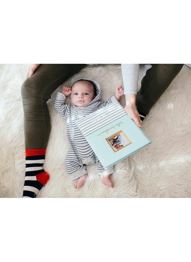 pearhead - Pearhead Hello Handsome, First 5 Years Baby Memory Book with Photo Insert, Perfect Baby Keepsake - Image 1
