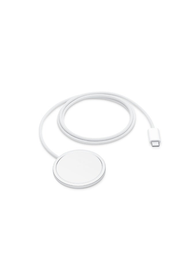 جون بولز شاحن MagSafe USB-C (طول 1 متر) لاسلكي مغناطيسي، لوحة شحن سريع بقوة 15 واط، تثبيت مغناطيسي قوي، متوافق مع أجهزة iPhone موديلات 17 Pro Max، 16 Pro Max، 15، 14، 13، 12 - Image 2