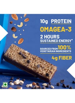 رايت بايت ماكس بروتين ألواح بروتين كلاسيكية من RiteBite Max Protein Daily Choco تحتوي على 10 جرام بروتين و4 جرام ألياف و21 فيتامين ومعادن | خالية من الكوليسترول والدهون المتحولة للحصول على طاقة لمدة تصل إلى ساعتين، وجبة خفيفة صحية، 50 جرام (عبوة من 24 قطعة)  - Image 2