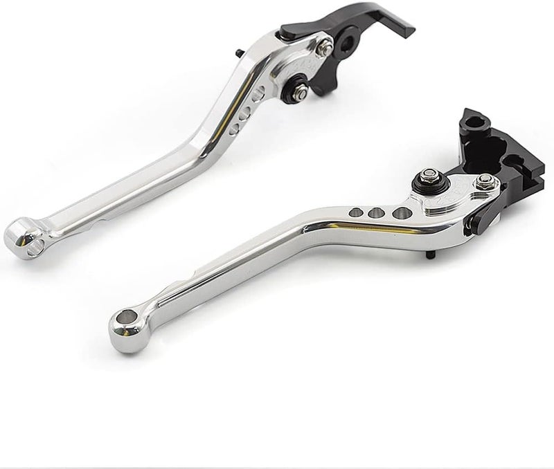NICEDOLL CNC Clutch Brake Levers for Royal Enfield Classic 350, Meteor 350, Super Meteor 650, and Hunter 350 - Silver Long - Image 4
