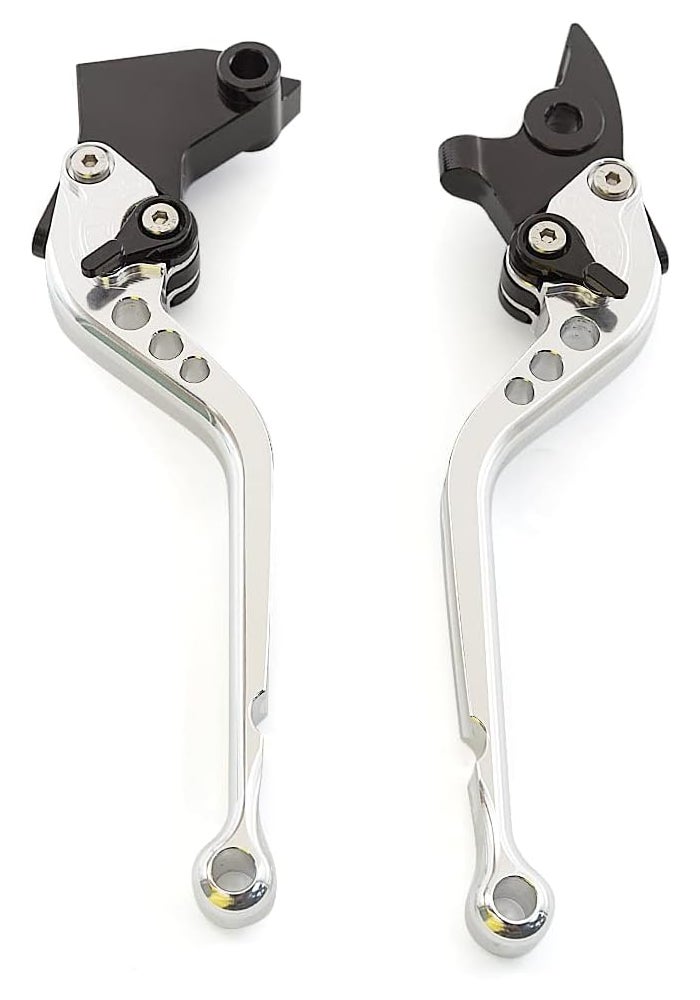 NICEDOLL CNC Clutch Brake Levers for Royal Enfield Classic 350, Meteor 350, Super Meteor 650, and Hunter 350 - Silver Long - Image 5