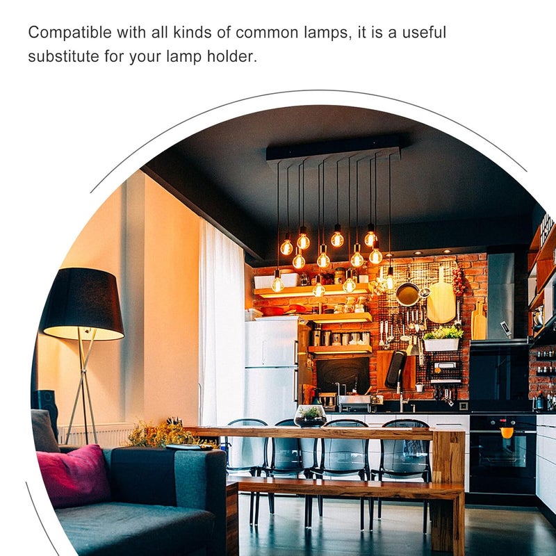 Bakelite Pendant Light Holder Socket Vintage Ceiling Lamp Fixture 5PCS Set - Image 4