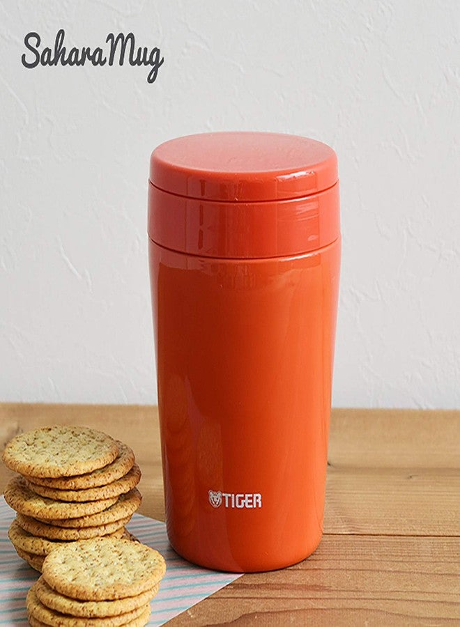 Tiger Thermos Vacuum Insulated Soup Jar, 12.8 fl oz (380 ml), Thermal, Bento Box, Wide Mouth, Round Bottom, Chili Red MCL-B038-RC Tiger - Image 2