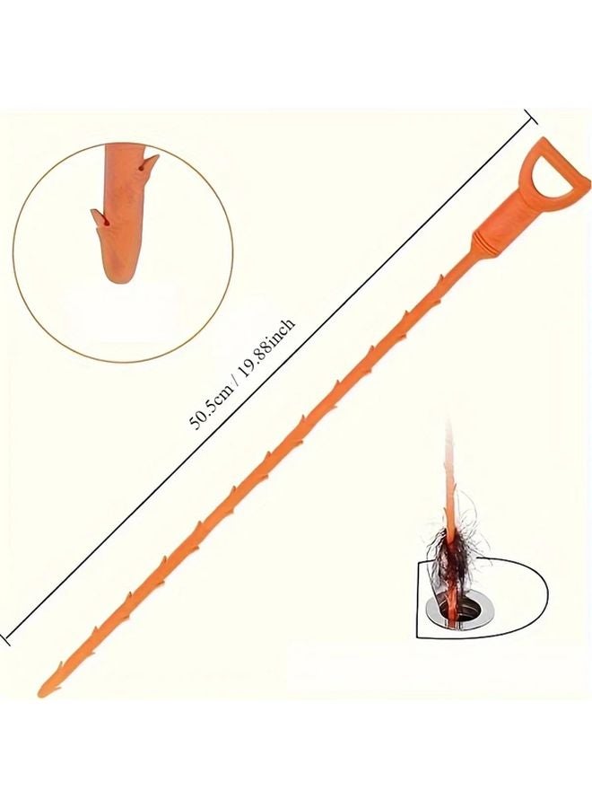 3pcs Retractable Sink Hair Drain Dredge Anti Blocking Cleaning Tool - Image 3