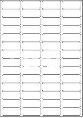 K3 Multi Purpose Self Adhesive Labels (Lable Size 48 x 20 mm, 56 Lable in A4)(Pack of 40 Sheet) - Image 5