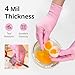 SwiftGrip Nitrile Exam Gloves 4 Mil Medium Cherry Blossom Food Safe Gloves Disposable Latex Free Powder Free for Cleaning Supplies Esthetician Hair Dye Tattoo Supplies Box of 100 - Image 4