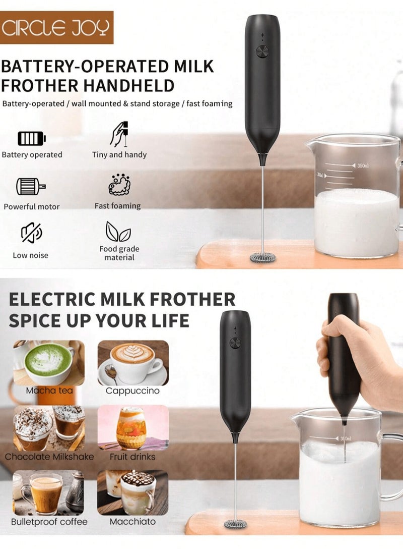 Generic Electric Milk Frother Coffee Blender Strong and Fast Foaming High-quality Stainless Steel Blender Portable Milk Frother for Family Restaurants Schools Hotels Travel  - Image 5