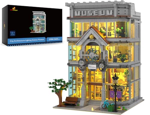 JMBricklayer Building Blocks for Adults Science Museum House Model Display and Collection Office Room Decor City Technology Construction Sets Ideas Gifts Educational Toys for Adult 21104 - Image 1