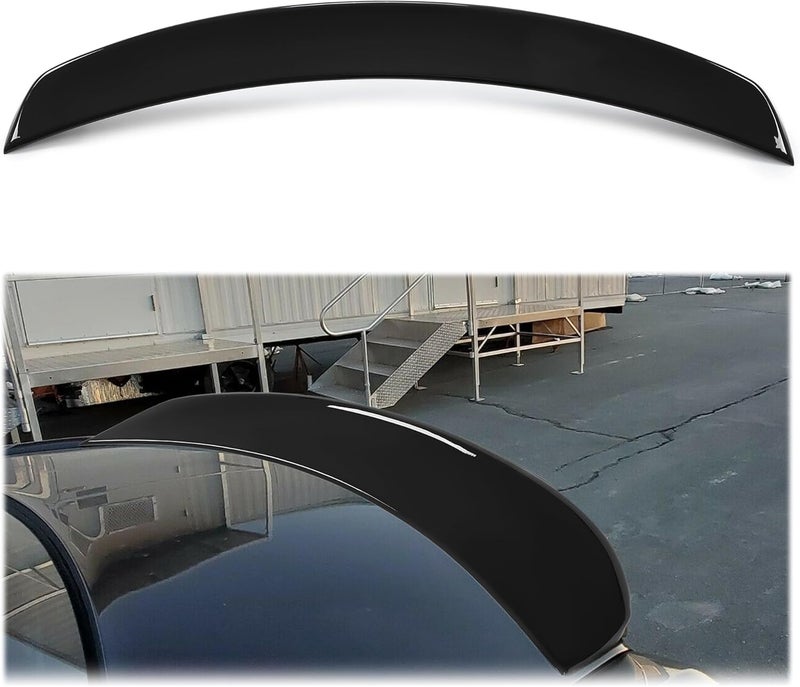 HECASA Rear Trunk Spoiler Wing for 2011-2023 Chrysler 300 300C 300S - Glossy Black - Image 1