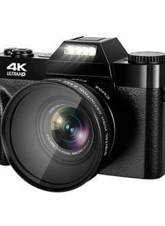 Generic E-commerce Products 4K Digital Camera Ultra High Definition 48MP 3.0 Flip Screen With Wide Angle 4K Micro Single LED-Body Color:Standard Black English Version  - Image 2