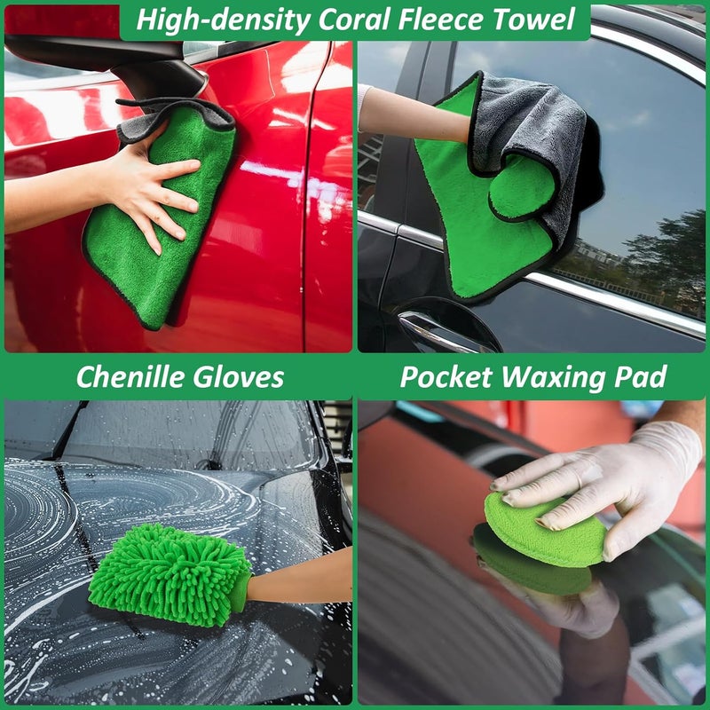 Goeveo Professional Car Detailing Brush Kit - Complete Auto Cleaning Tools Set - Image 4
