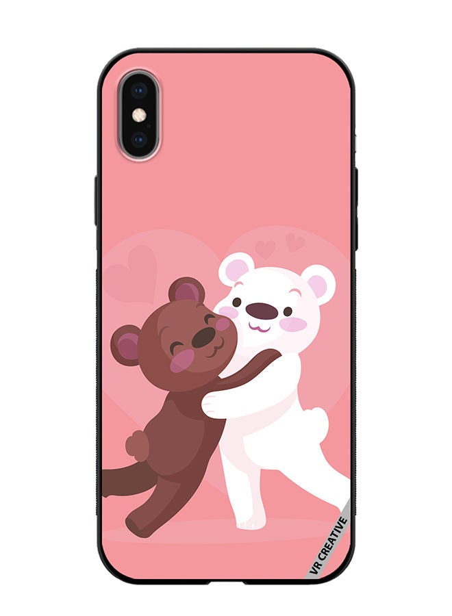 VR CREATIVE Protective Case Cover For Apple iPhone X/XS Love Bear Design Multicolour - Image 1