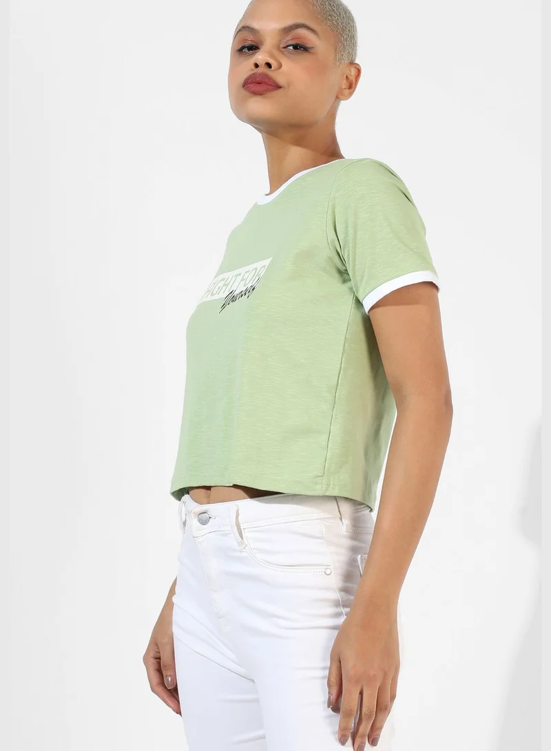 Campus Sutra Women's Printed Casual Top