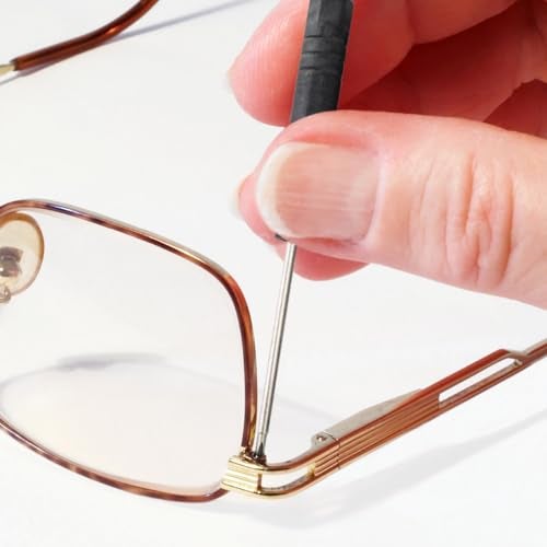 PTSLKHN Eyeglass Repair Kit with Screws, 15 Types Screws for Eyeglasses - Frame Screws, Hinge Screws, Nose Pads Screws - Essential Eye Glasses Repairing Kit Tool - Image 5