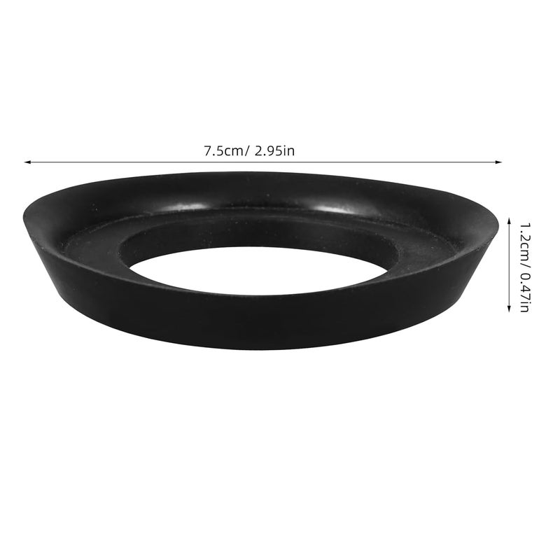 FUNOMOCYA 2Pcs Leakproof Sealing Gasket for Urinal Sturdy Rubber Drain Flange Easy Install for Home Urinal Model - Image 5