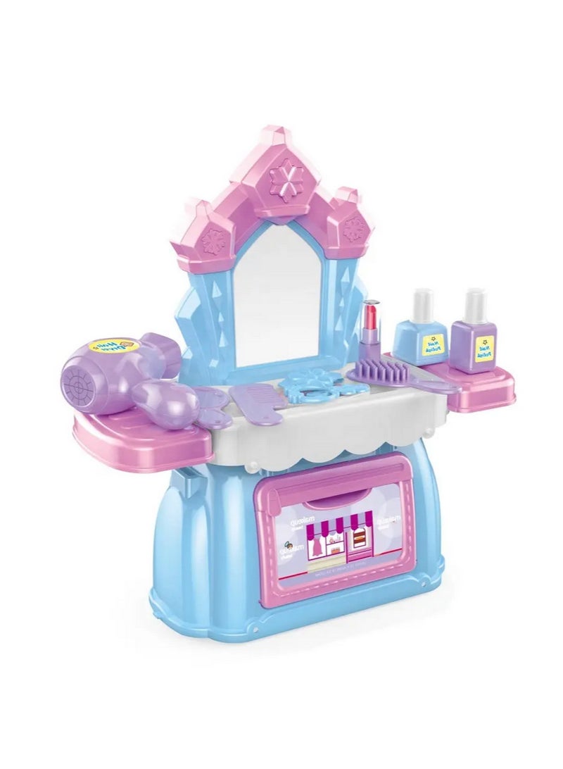 My Little Princess Salon! Complete hairdressing set with beauty accessories, a hairstyle, and a bag 2 in 1, the perfect gift for creativity and fun!  - Image 4