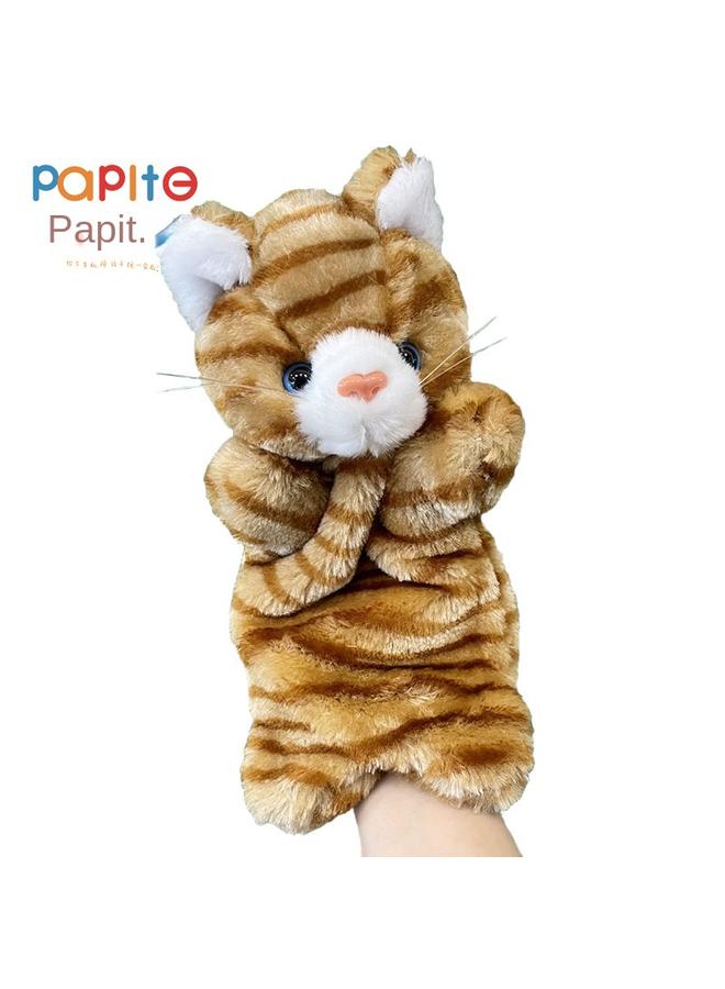 Bluejw New Kitten Animal Plush Toy Hand Doll Children's Toy Family Parent-Child Game Doll Kindergarten Storytelling - Image 2