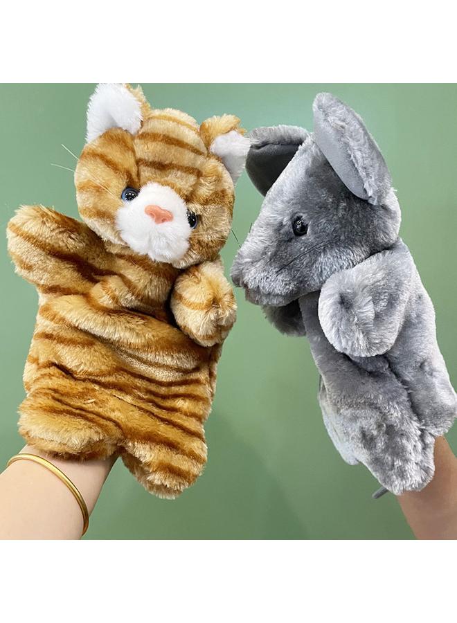 Bluejw New Kitten Animal Plush Toy Hand Doll Children's Toy Family Parent-Child Game Doll Kindergarten Storytelling - Image 3