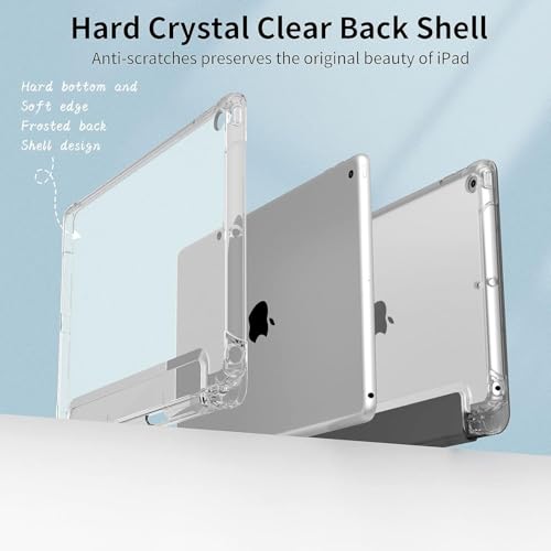 Boxome Tablet Case Cover for Apple iPad A16 11 inch (11th Gen) 2025 [Auto Sleep/Wake Cover] [Pencil Holder] [Trifold Stand] [Frosted Back] - Black - Image 5
