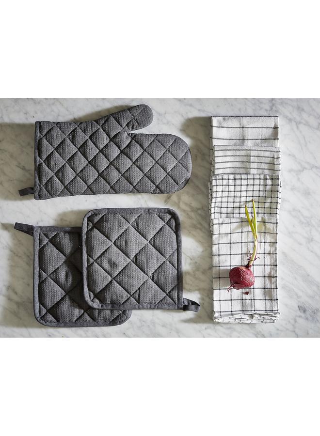 Pot holder, grey, 21x21 cm  - Image 3