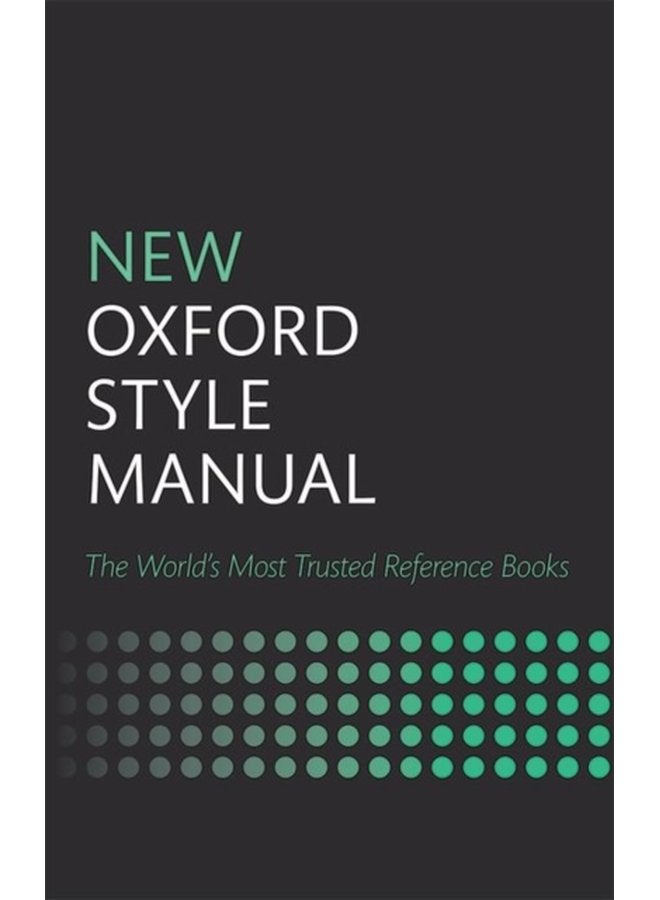 New Oxford Style Manual - Hardback